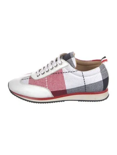 Pre-owned Thom Browne Rubber Printed Athletic Sneakers In Blue