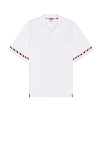 THOM BROWNE RUGBY FIT SHORT SLEEVE POLO