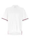 Thom Browne 'rugby' Polo Shirt In White