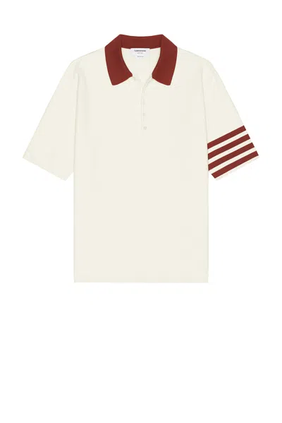 THOM BROWNE RUGBY SHORT SLEEVE POLO