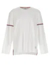Thom Browne Rwb Stripe Cotton T-shirt