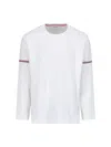Thom Browne Rwb Stripe Cotton T-shirt