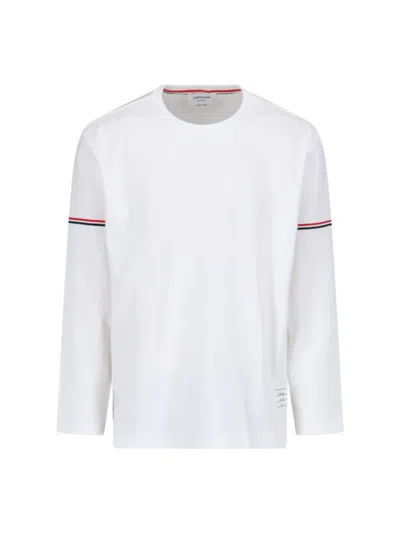 THOM BROWNE THOM BROWNE RUGBY T-SHIRT – WHITE