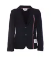 Thom Browne Sack Blazer Jacket In Blue