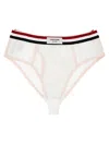 Thom Browne Color-block Briefs With Elastic Waistband And Sheer Panels