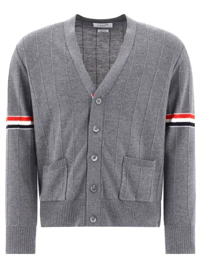 THOM BROWNE RWB CARDIGAN KNITWEAR