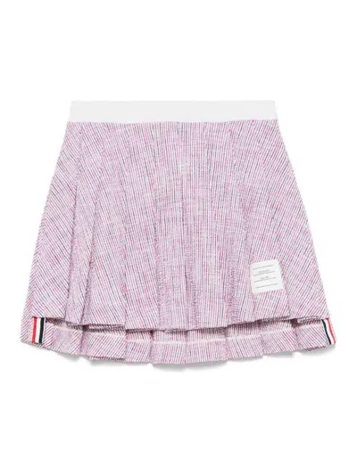 THOM BROWNE RWB COTTON MINI SKIRT