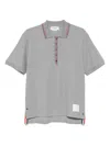 Thom Browne Polo Shirt Cotton Ribbed Collar