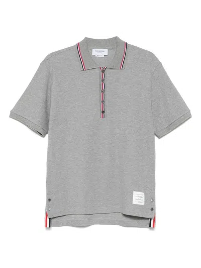 THOM BROWNE THOM BROWNE RWB COTTON POLO SHIRT