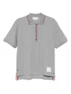 Thom Browne Polo Shirt Cotton Ribbed Collar