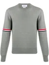Thom Browne Milano Stitch Crew Neck Pullover