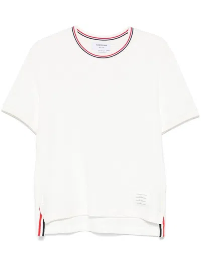 Thom Browne Rwb Cotton T-shirt In White