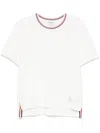 Thom Browne Rwb Cotton T-shirt In White