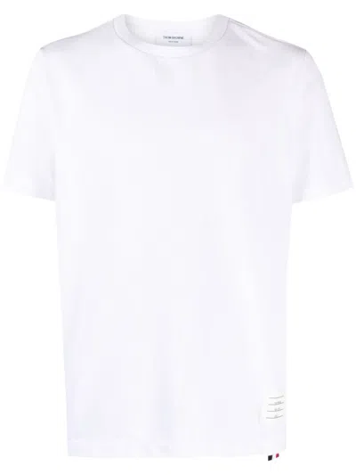 Thom Browne Balmain Black Cotton Trousers In White