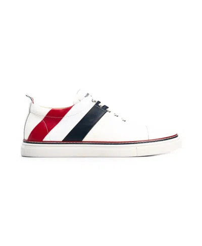 Thom Browne Rwb Diagonal Stripe Sneakers In White