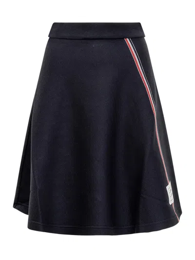 THOM BROWNE THOM BROWNE RWB FLARE SKIRT