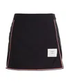 Thom Browne Rwb Golf Mini Skirt In Black