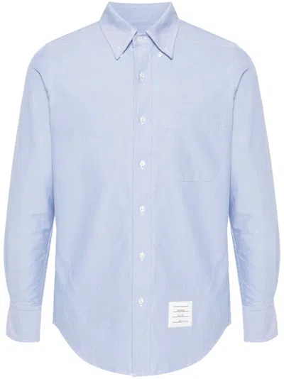 THOM BROWNE RWB-GROSGRAIN COTTON SHIRT