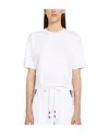 Thom Browne Rwb Intarsia-knit Top In White