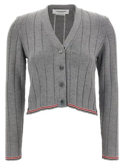 THOM BROWNE THOM BROWNE 'RWB' JACQUARD CARDIGAN
