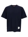 Thom Browne Oversized Cotton T-shirt In Blue