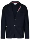 Thom Browne Deconstructed Blazer Featuring Rwb Accents In Blue