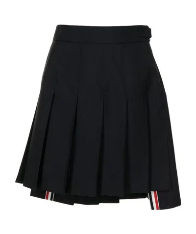 THOM BROWNE THOM BROWNE RWB PLEATED SKIRT