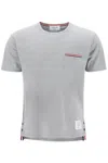 Thom Browne Patch Pocket T-shirt In Blue