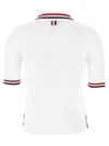 Thom Browne Rwb Polo In White