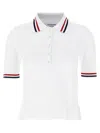 Thom Browne Polo Shirt In White