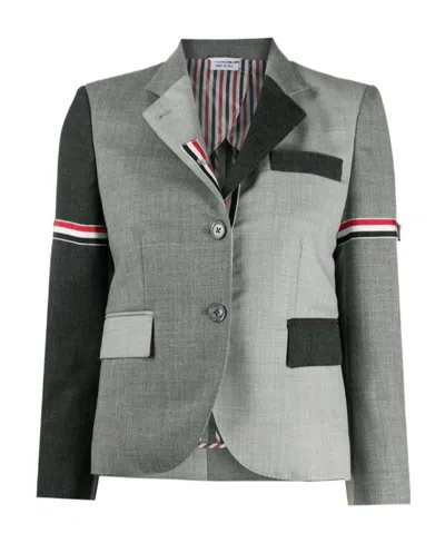 THOM BROWNE THOM BROWNE FUN-MIX PANELLED BLAZER