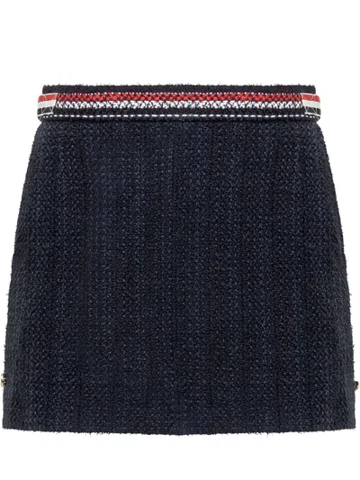 THOM BROWNE THOM BROWNE RWB SKIRT IN TWEED