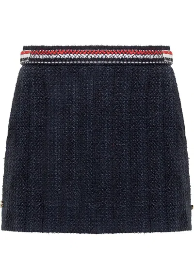 THOM BROWNE THOM BROWNE RWB SKIRT IN TWEED