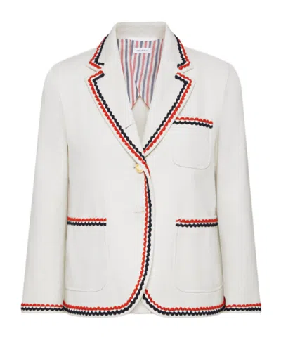 THOM BROWNE RWB-STRIPE BLAZER