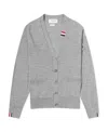 Thom Browne Wool Cardigan In Gray