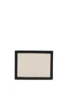 Thom Browne Rwb-stripe Canvas Cardholder In Black