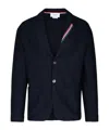 Thom Browne Deconstructed Blazer Featuring Rwb Accents In Black