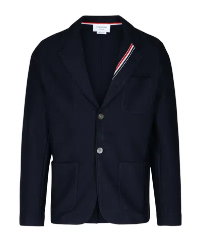 THOM BROWNE THOM BROWNE RWB-STRIPE BUTTON-UP JACKET