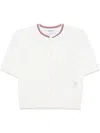 Thom Browne Rwb-stripe Cotton Cardigan