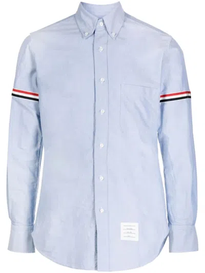 THOM BROWNE RWB STRIPE COTTON SHIRT