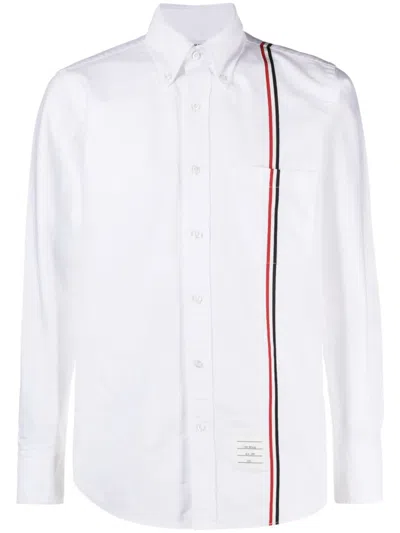 THOM BROWNE RWB STRIPE COTTON SHIRT