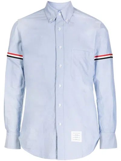 THOM BROWNE RWB STRIPE COTTON SHIRT