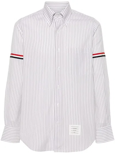 THOM BROWNE RWB-STRIPE COTTON SHIRT