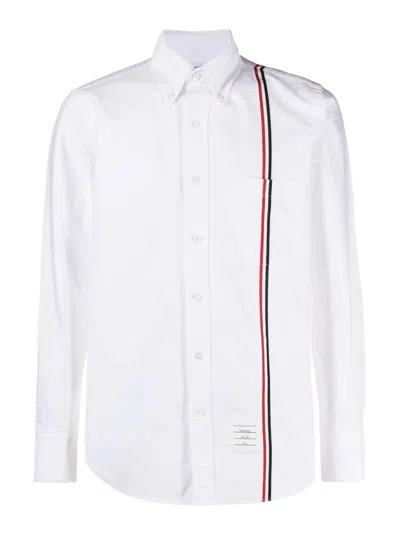 THOM BROWNE RWB STRIPE COTTON SHIRT