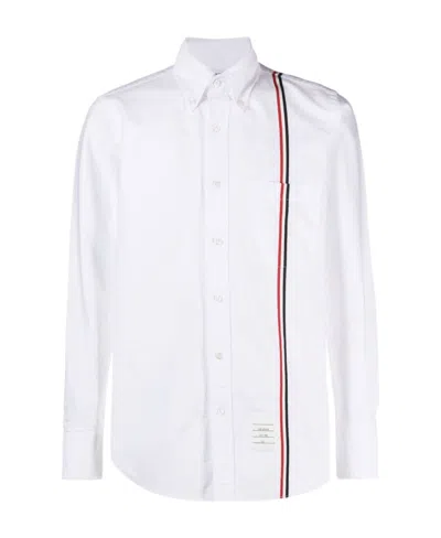 THOM BROWNE THOM BROWNE RWB STRIPED BUTTONED SHIRT