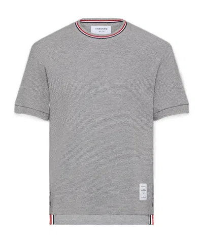 THOM BROWNE THOM BROWNE RWB-STRIPE CREWNECK T-SHIRT