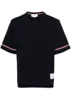 Thom Browne Men's 100% Cotton T-shirt In Black