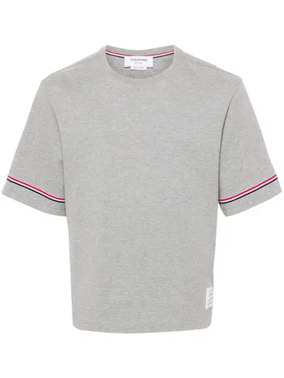 THOM BROWNE RWB-STRIPE COTTON T-SHIRT