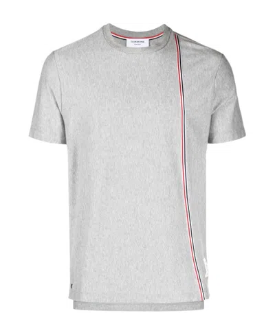 THOM BROWNE THOM BROWNE RWB STRIPED CREWNECK T-SHIRT