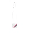 Thom Browne Card Holder With Shoulder Strap In White